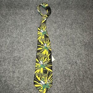 Vtg. University Of Notre Dame Fighting Irish‎ Mascot Neck Tie 1998 Dead stock